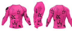 Men's Pretty in Pink Elite Long Sleeve Compression Rashguard