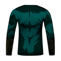 BJJ Rash Guard Kid's Naruto 'Rock Lee ' Elite Long Sleeve Compression Rashguard