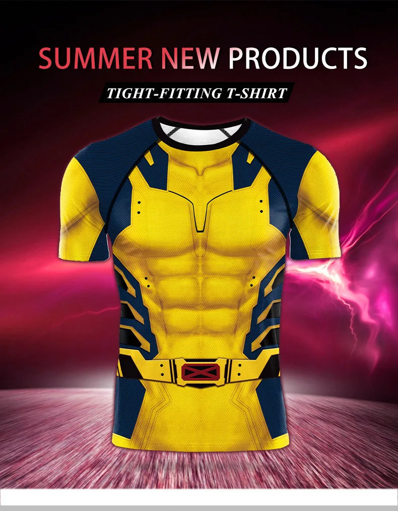 Wolverine 'Logan' Short Sleeve Compression Rashguard
