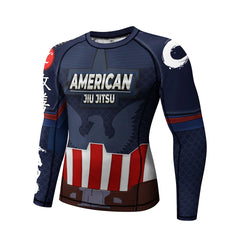 American Jiu Jitsu Long Sleeve 2 Piece Compression Set