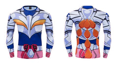 Saint Seiya 'Phoenix Ikki' Long Sleeve Compression Rashguard