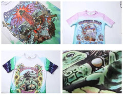 The Grateful Dead 'Terrapin Station' Short Sleeve Compression Rashguard