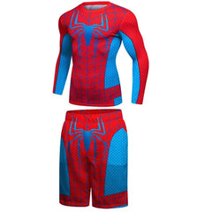 Men's Spider Man 'OG Web Slinger' Compression Rashguard Set