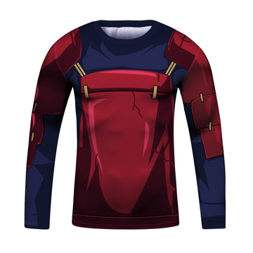 Naruto 'Madara' Elite Rash Guard Long Sleeve Kid's Compression
