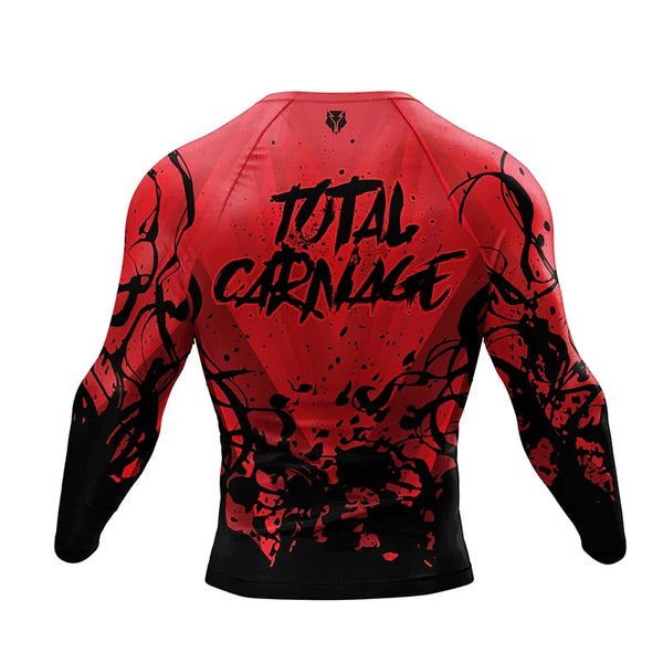 Spider-Man 'Total Carnage' Long Sleeve Compression Rashguard