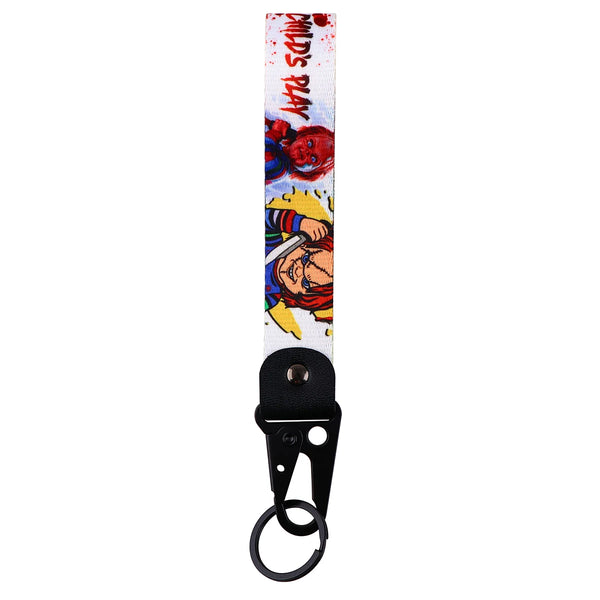 Child's Play 'Chucky' Wrist Lanyard Keyring Clip Keychain