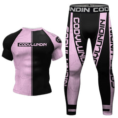 Tribal Compression 'Purple Lotus' Leggings Spats