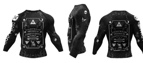 'Illuminati' Elite Long Sleeve Compression Rashguard