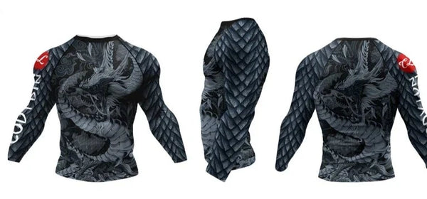 Dragon 'Yakuza' Elite Long Sleeve Compression Rashguard