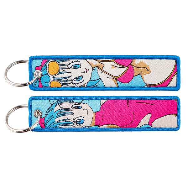 Dragon Ball Z 'Bulma | Summer' Embroidery Keyring  Keychain