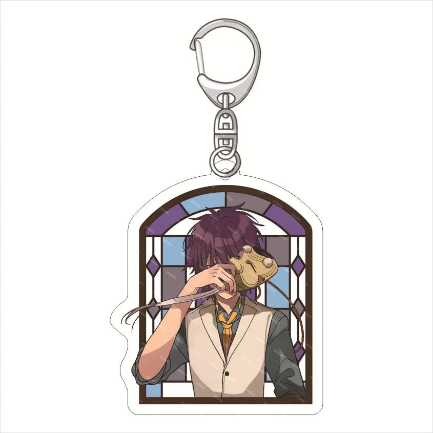 A Terrified Teacher at Ghoul School! 'Douman Ashiya' Keyring Plastic Keychain