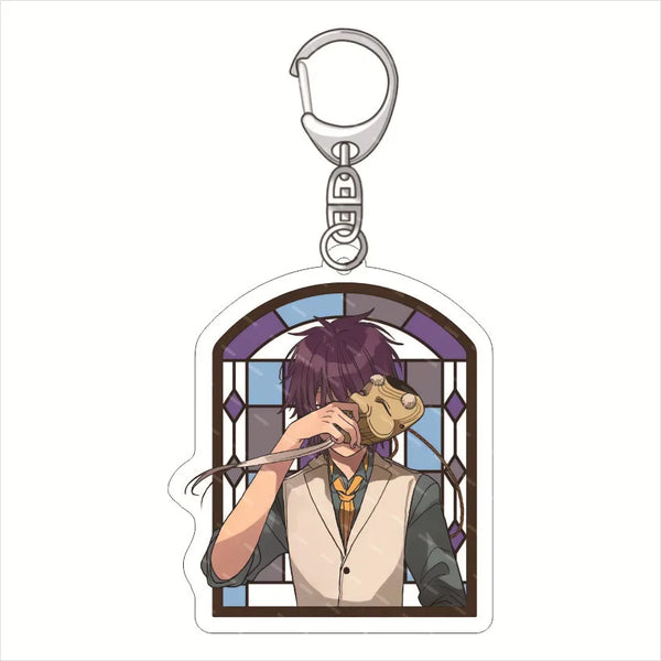 A Terrified Teacher at Ghoul School! 'Douman Ashiya' Keyring Plastic Keychain