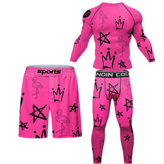 Men's Pretty in Pink Compression Set