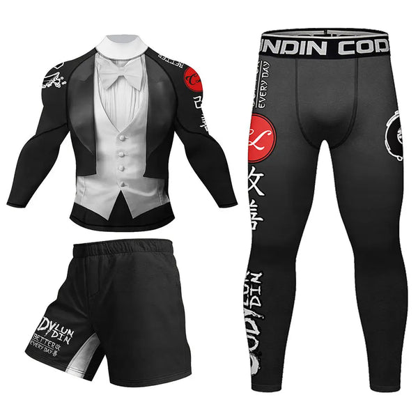 Tuxedo Elite Compression Rashuard Set