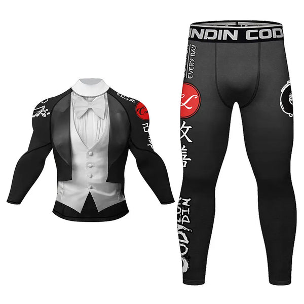 Tuxedo Elite Compression Rashuard Set