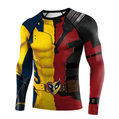 Deadpool x Wolverine Long Sleeve Compression Rashguard