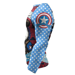 Panda Compression 'Captain Panda' Long Sleeve Rashguard 3 Piece Set