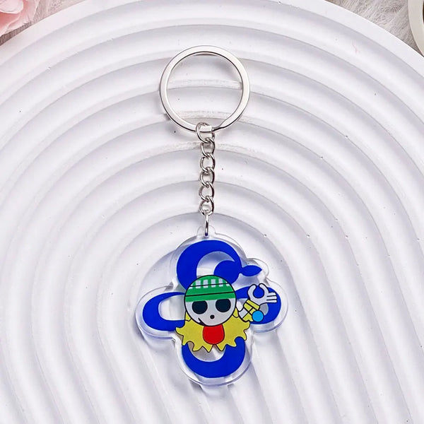 One Piece Nami Pirate Skull Acrylic Keyring Keychain