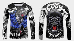 Kid's Gorilla 'My House' Elite Long Sleeve Compression Rashguard