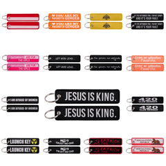 420 Club Member Embroidered Keyring Keychain