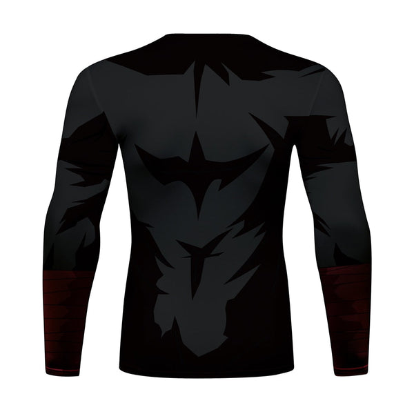 BJJ Rash Guard Naruto 'Rock Lee | Dark' Elite Long Sleeve Compression Rash Guard