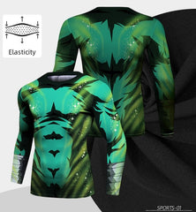 Naruto 'Rock Lee | 2.0' Elite Four Piece Compression Rash Guard Fight Set