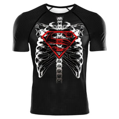 Superman 'In My Bones' Short Sleeve Compression Rashguard