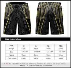 Spider Man 'Spider-Man: Circuit Board Gi Chronicles #1' Fight Shorts