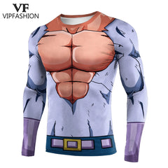 BJJ Rash Guard Dragon Ball Z 'Super Saiyan Broly' Elite Long Sleeve Compression Rashguard