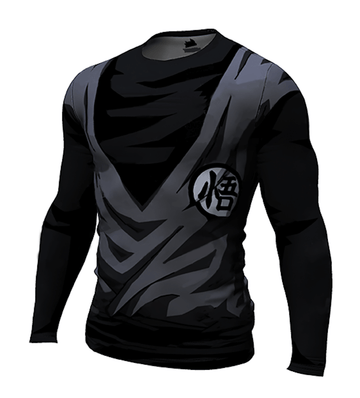 Goku Genbu Gi Dragon Ball Z Compression Premium Long Sleeve Rashguard