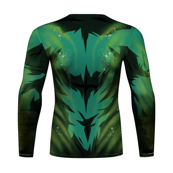 BJJ Rash Guard Naruto 'Rock Lee | 2.0' Elite Long Sleeve Compression Rash Guard