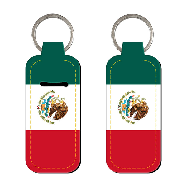 Flags of Mexico Lipstick Holder Keychain