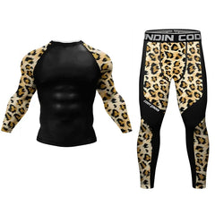 Warrior 'Leopard Print' Elite Compression Set