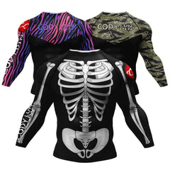 Skull 'Johnny Lawrence' Elite Long Sleeve Compression Rashguard