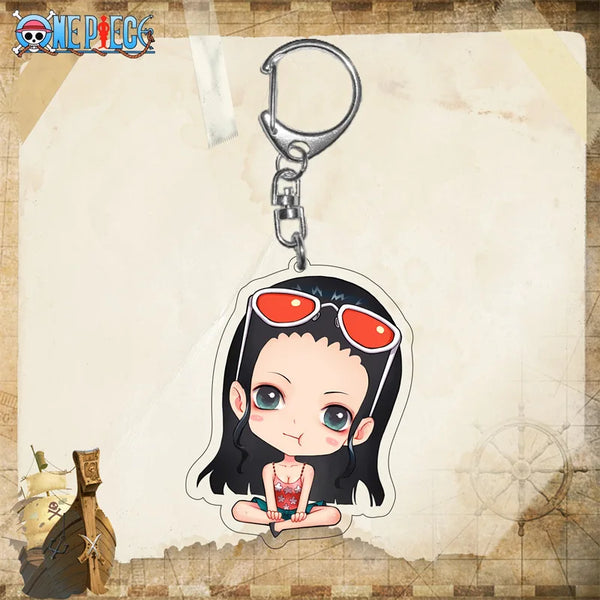One Piece Sexy Nico Robin Chibi Acrylic Keyring Keychain