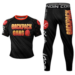 Backpack Gang Compression 4 Piece Rashguard Set