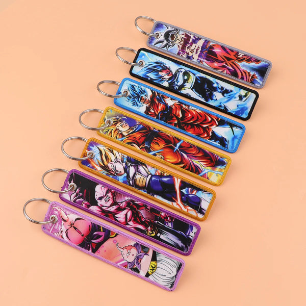 Dragon Ball Z 'Goku's Eyes and Shenron' Embroidery Keyring  Keychain