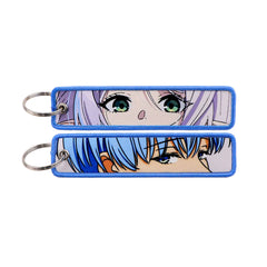 Frieren: Beyond Journey's End 'Himmel and Frieren Eyes' Embroidered Keyring Keychain