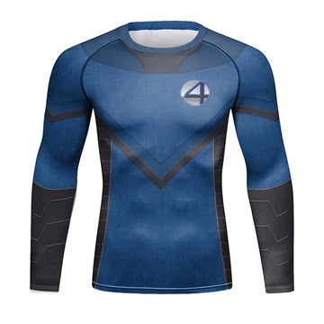 Fantastic Four 2005 Long Sleeve Compression Rashguard Fantastic Four 2005 Long Sleeve Compression Rashguard