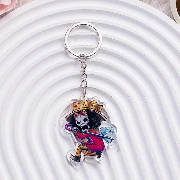 One Piece Brook Soul King Acrylic Keyring Keychain