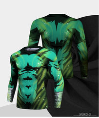 BJJ Rash Guard Naruto 'Rock Lee | 2.0' Elite Long Sleeve Compression Rash Guard
