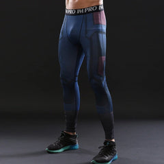 Captain America Compression Rashguard Set