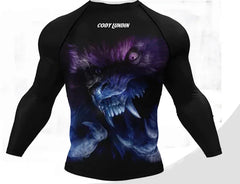Wolf 'Werewolf' Elite Long Sleeve Compression Rashguard