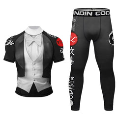 Tuxedo Elite Compression Rashuard Set