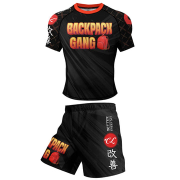 Rashguard Set 2 Piece Backpack Gang Compression