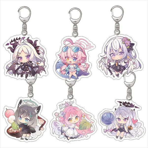 Blue Archive 'Shirasu Azusa Chibi' Resin Keyring Keychain