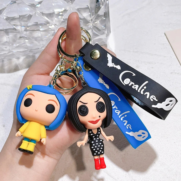 Coraline ‘Star Sleepwear' Silicone Keyring Keychain