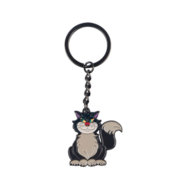 Cinderella Lucifer Enamel Keyring Keychain