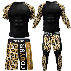 Warrior 'Leopard Print' Elite Compression Set