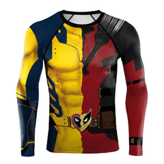 Deadpool x Wolverine Long Sleeve Compression Rashguard